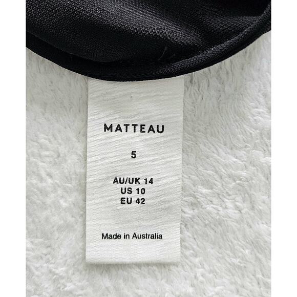 MATTEAU Australia moda operandi grecian goddess goop gown dress $795 au-14 us-10 - Picture 10 of 16